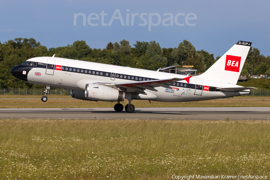 British Airways Airbus A319-131 (G-EUPJ) | Photo 521857