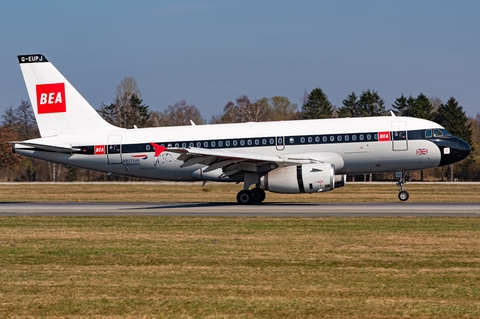 British Airways Airbus A319-131 (G-EUPJ) at  Hamburg - Fuhlsbuettel (Helmut Schmidt), Germany