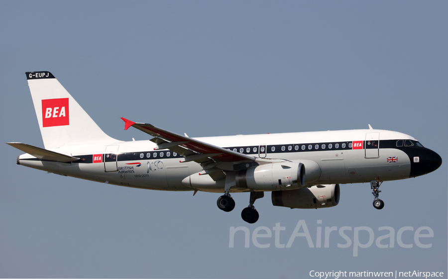 British Airways Airbus A319-131 (G-EUPJ) | Photo 314402