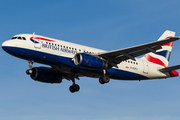 British Airways Airbus A319-131 (G-EUPJ) at  London - Heathrow, United Kingdom