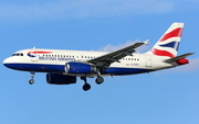 British Airways Airbus A319-131 (G-EUPJ) at  London - Heathrow, United Kingdom