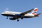 British Airways Airbus A319-131 (G-EUPJ) at  London - Heathrow, United Kingdom