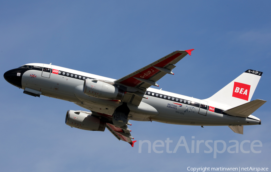 British Airways Airbus A319-131 (G-EUPJ) | Photo 325568