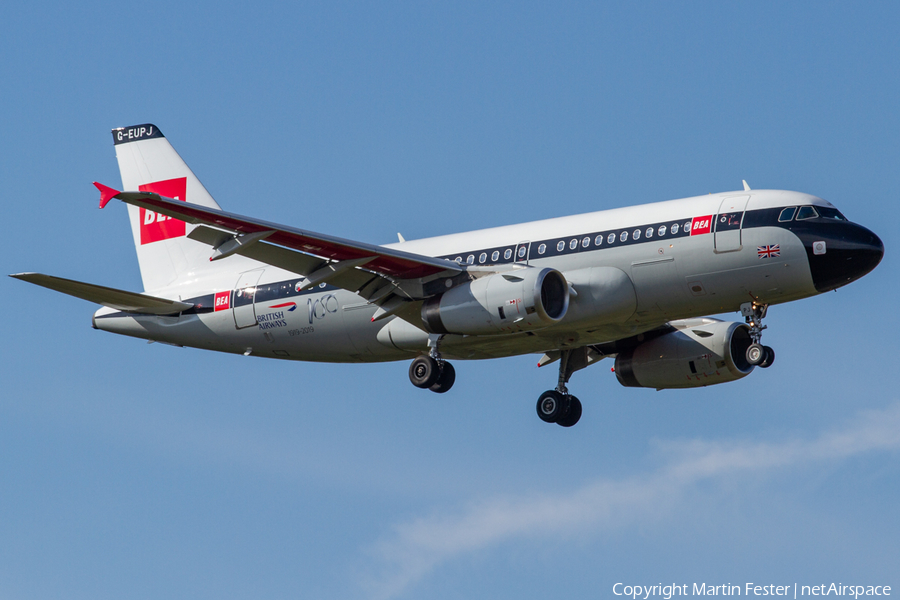 British Airways Airbus A319-131 (G-EUPJ) | Photo 344362