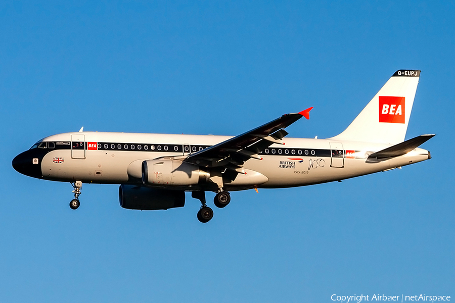 British Airways Airbus A319-131 (G-EUPJ) | Photo 368912