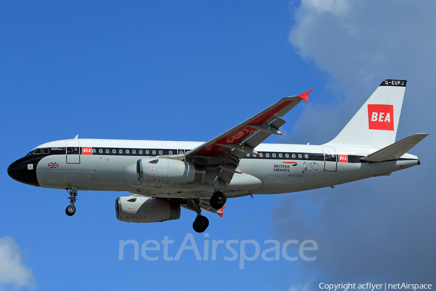 British Airways Airbus A319-131 (G-EUPJ) | Photo 397581