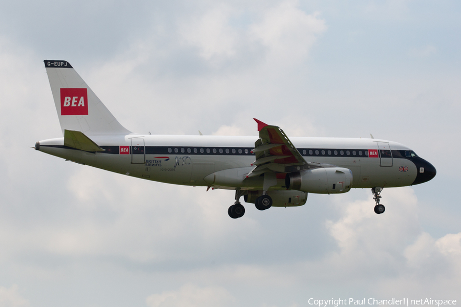 British Airways Airbus A319-131 (G-EUPJ) | Photo 457365