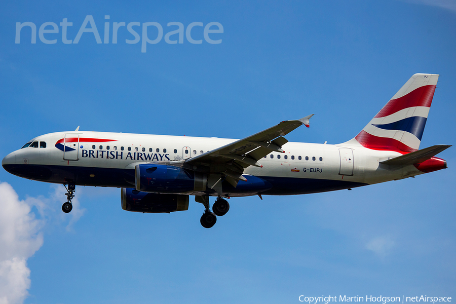 British Airways Airbus A319-131 (G-EUPJ) | Photo 49895