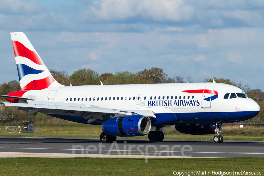 British Airways Airbus A319-131 (G-EUPJ) | Photo 106577