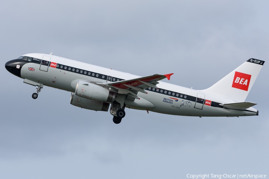 British Airways Airbus A319-131 (G-EUPJ) | Photo 313448