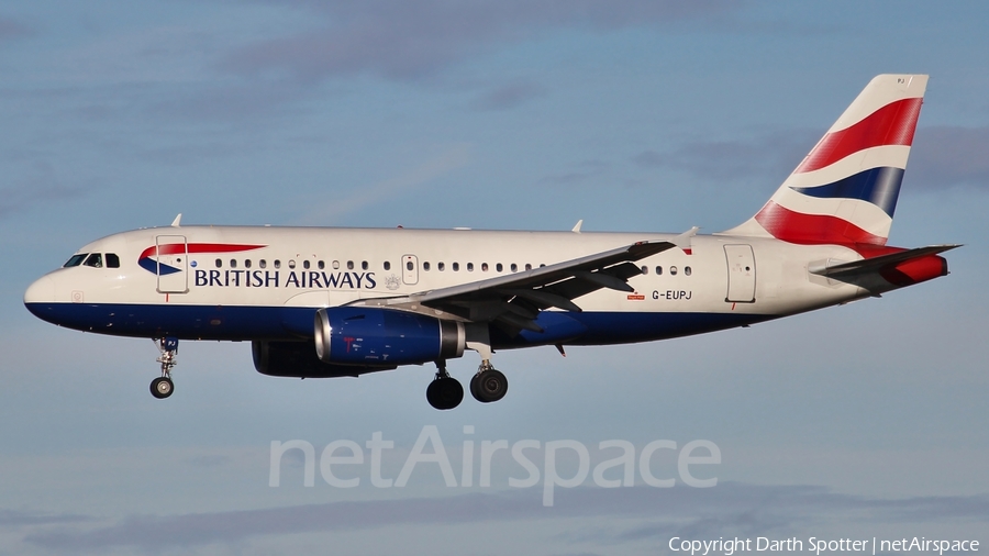 British Airways Airbus A319-131 (G-EUPJ) | Photo 214005