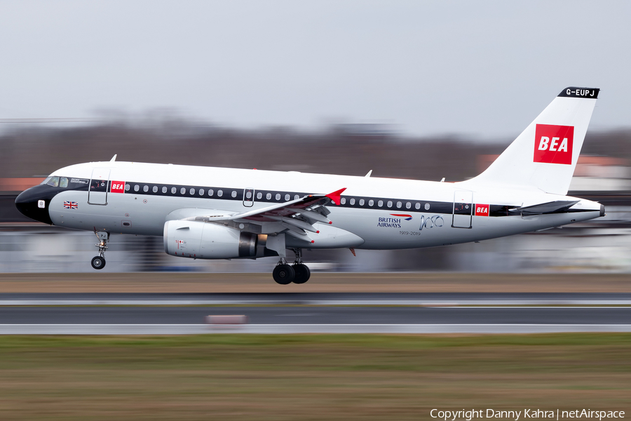 British Airways Airbus A319-131 (G-EUPJ) | Photo 302943