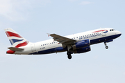 British Airways Airbus A319-131 (G-EUPK) at  Berlin Brandenburg, Germany