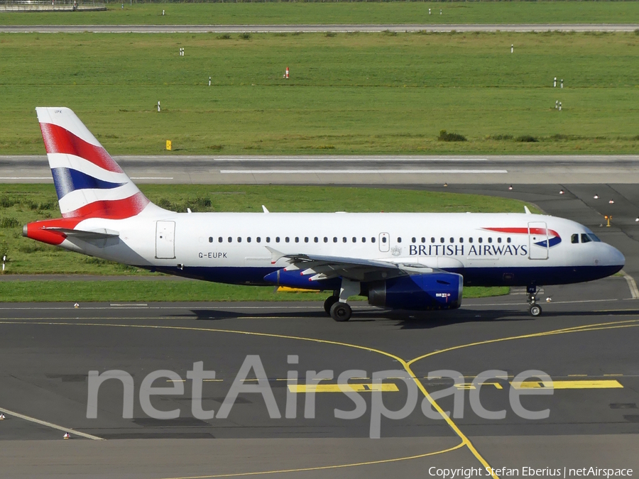 British Airways Airbus A319-131 (G-EUPK) | Photo 595619