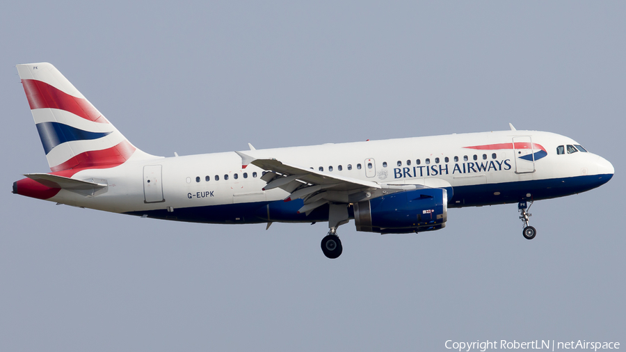British Airways Airbus A319-131 (G-EUPK) | Photo 594724