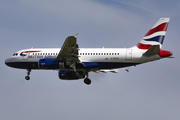 British Airways Airbus A319-131 (G-EUPK) at  London - Heathrow, United Kingdom