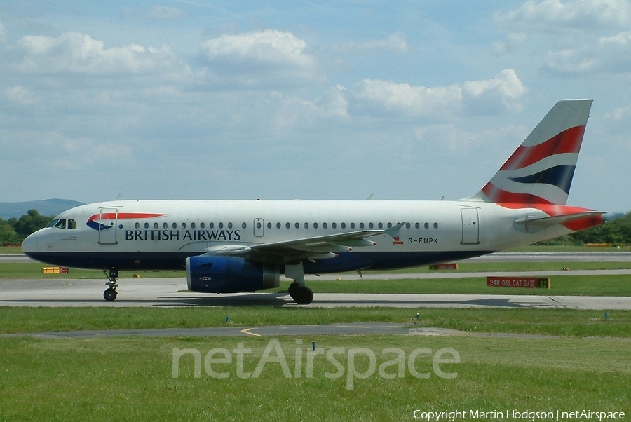 British Airways Airbus A319-131 (G-EUPK) | Photo 102665