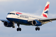 British Airways Airbus A319-131 (G-EUPL) at  Dublin, Ireland