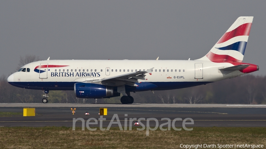British Airways Airbus A319-131 (G-EUPL) | Photo 228085