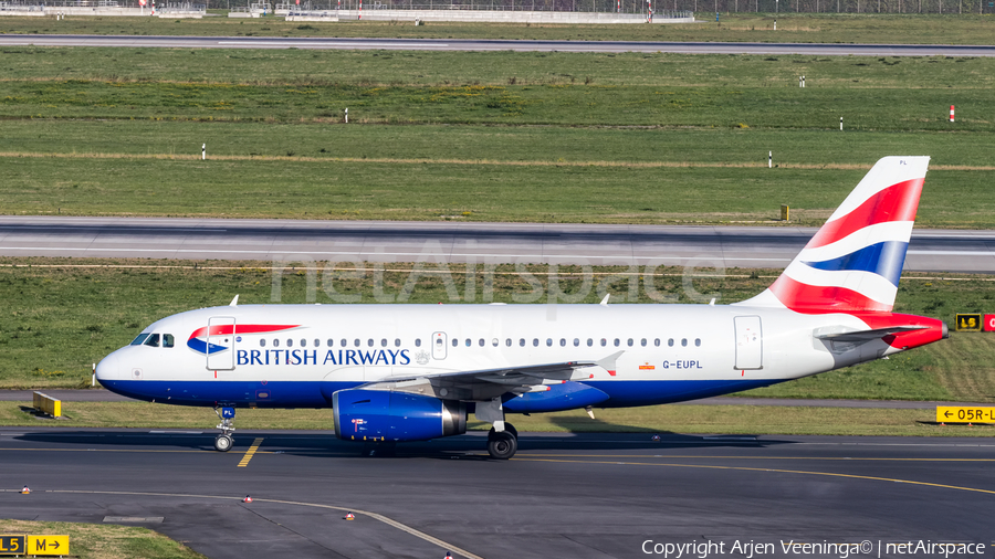 British Airways Airbus A319-131 (G-EUPL) | Photo 289172