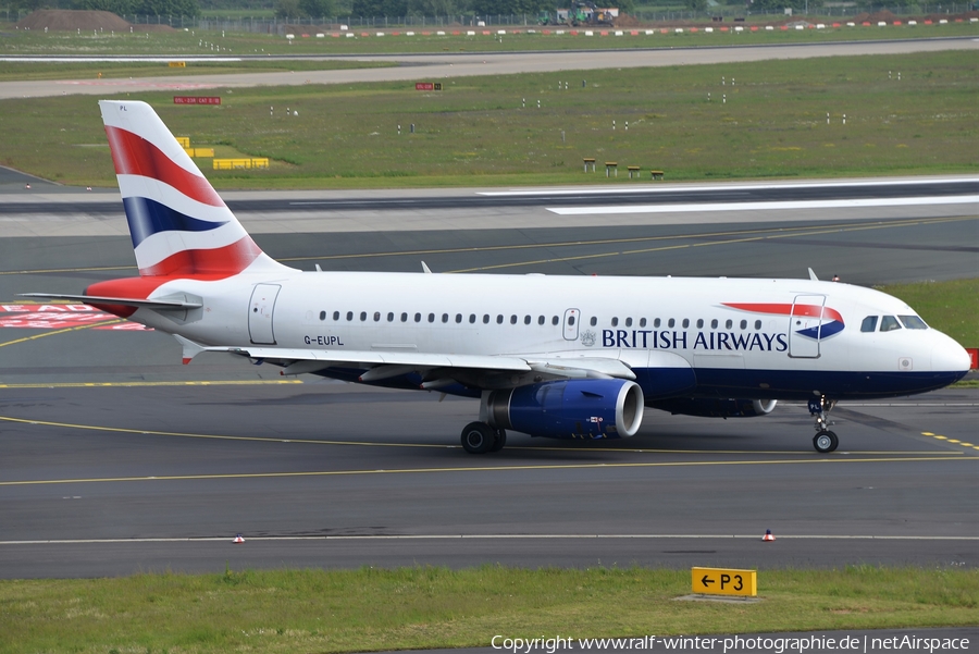 British Airways Airbus A319-131 (G-EUPL) | Photo 392670