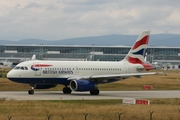 British Airways Airbus A319-131 (G-EUPL) at  Frankfurt am Main, Germany