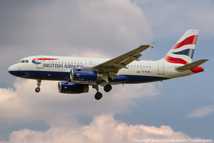 British Airways Airbus A319-131 (G-EUPL) | Photo 261197