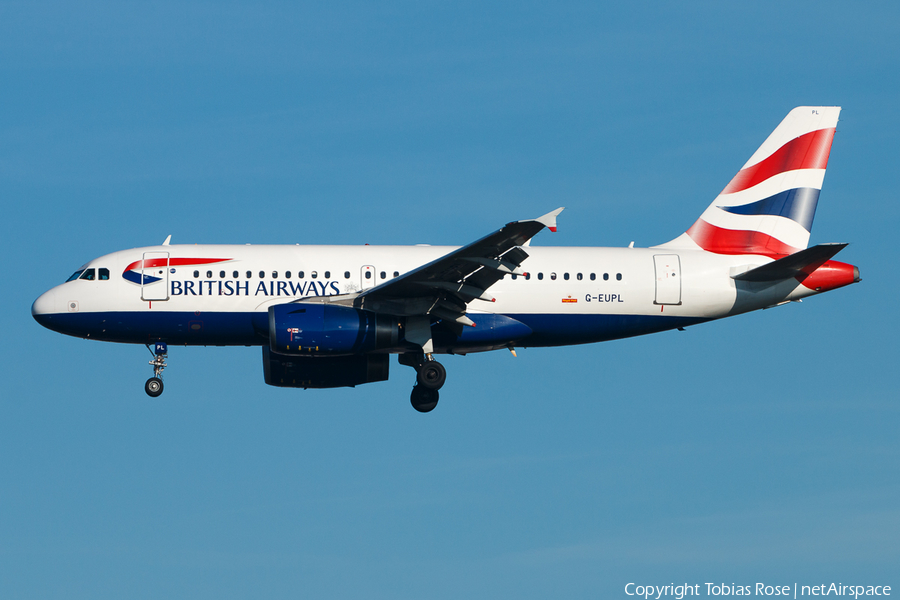 British Airways Airbus A319-131 (G-EUPL) | Photo 300853