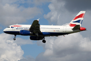 British Airways Airbus A319-131 (G-EUPL) at  London - Heathrow, United Kingdom