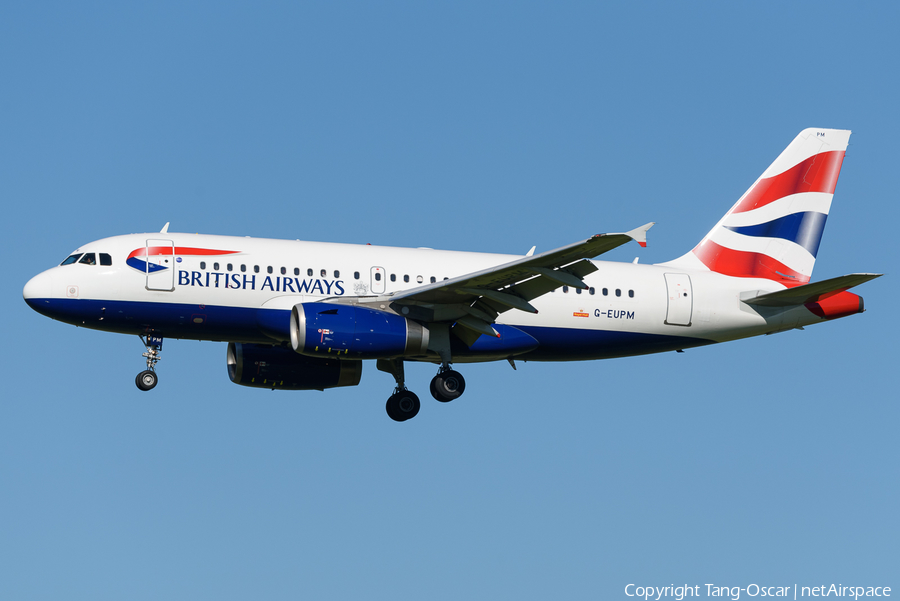 British Airways Airbus A319-131 (G-EUPM) | Photo 447962