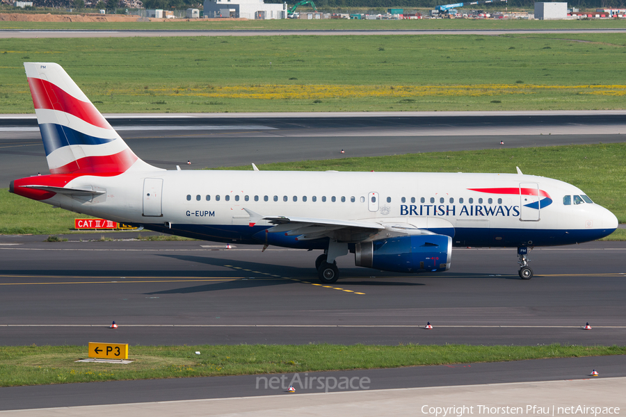 British Airways Airbus A319-131 (G-EUPM) | Photo 63535
