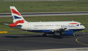 British Airways Airbus A319-131 (G-EUPM) at  Dusseldorf - International, Germany