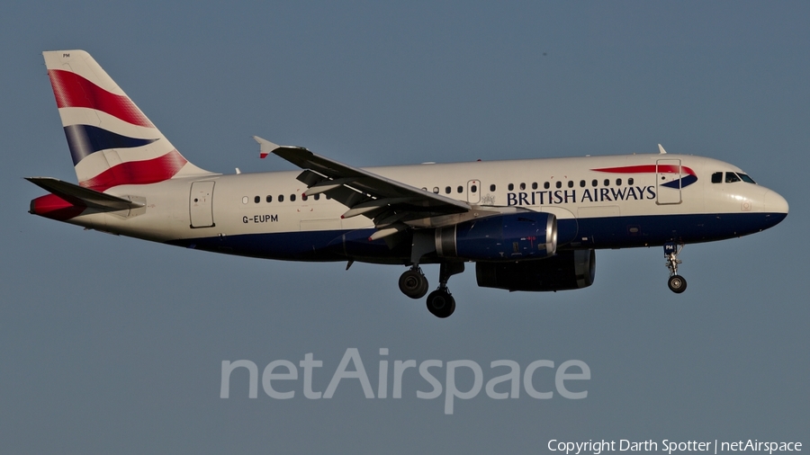 British Airways Airbus A319-131 (G-EUPM) | Photo 230474