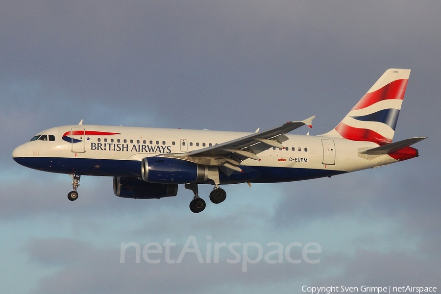 British Airways Airbus A319-131 (G-EUPM) | Photo 16870