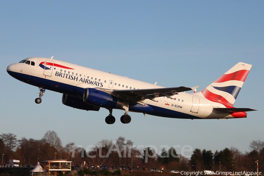 British Airways Airbus A319-131 (G-EUPM) | Photo 40923