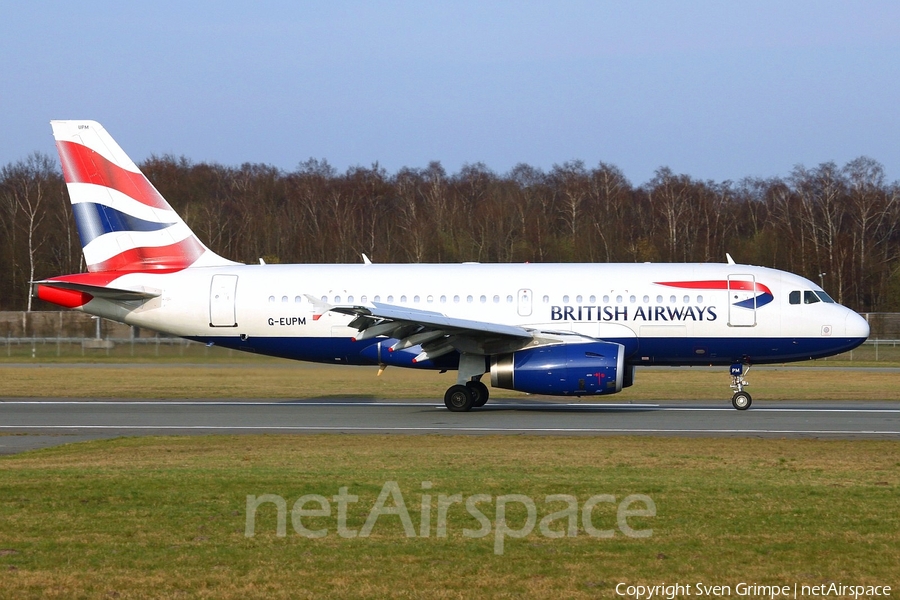 British Airways Airbus A319-131 (G-EUPM) | Photo 41496