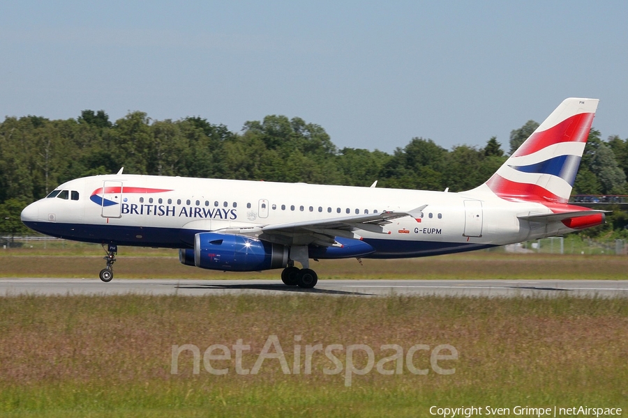 British Airways Airbus A319-131 (G-EUPM) | Photo 49395