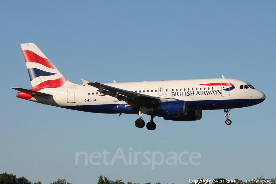 British Airways Airbus A319-131 (G-EUPM) | Photo 80535