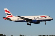 British Airways Airbus A319-131 (G-EUPM) at  Hamburg - Fuhlsbuettel (Helmut Schmidt), Germany