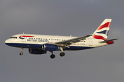 British Airways Airbus A319-131 (G-EUPM) at  Hamburg - Fuhlsbuettel (Helmut Schmidt), Germany