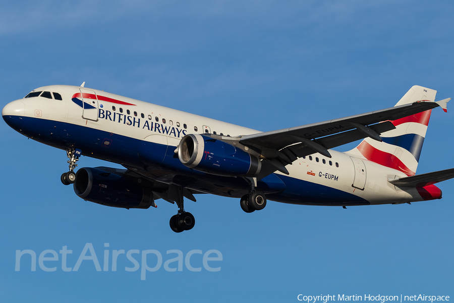 British Airways Airbus A319-131 (G-EUPM) | Photo 131114