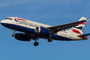 British Airways Airbus A319-131 (G-EUPM) at  London - Heathrow, United Kingdom