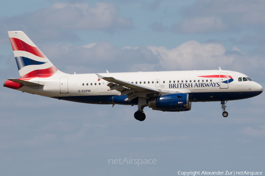 British Airways Airbus A319-131 (G-EUPM) | Photo 176008