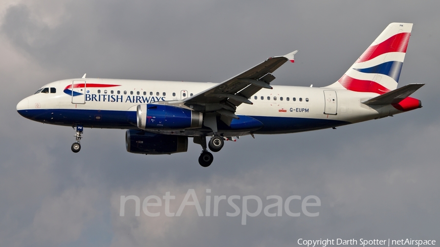 British Airways Airbus A319-131 (G-EUPM) | Photo 182136