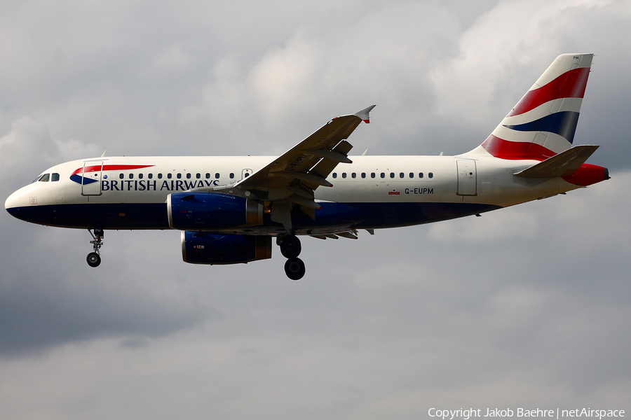 British Airways Airbus A319-131 (G-EUPM) | Photo 187533