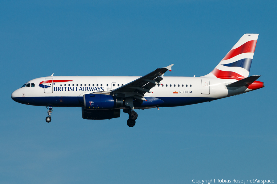 British Airways Airbus A319-131 (G-EUPM) | Photo 300936