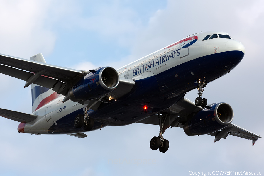 British Airways Airbus A319-131 (G-EUPM) | Photo 422341