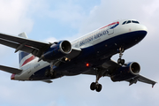 British Airways Airbus A319-131 (G-EUPM) at  London - Heathrow, United Kingdom