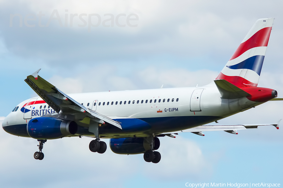 British Airways Airbus A319-131 (G-EUPM) | Photo 49896