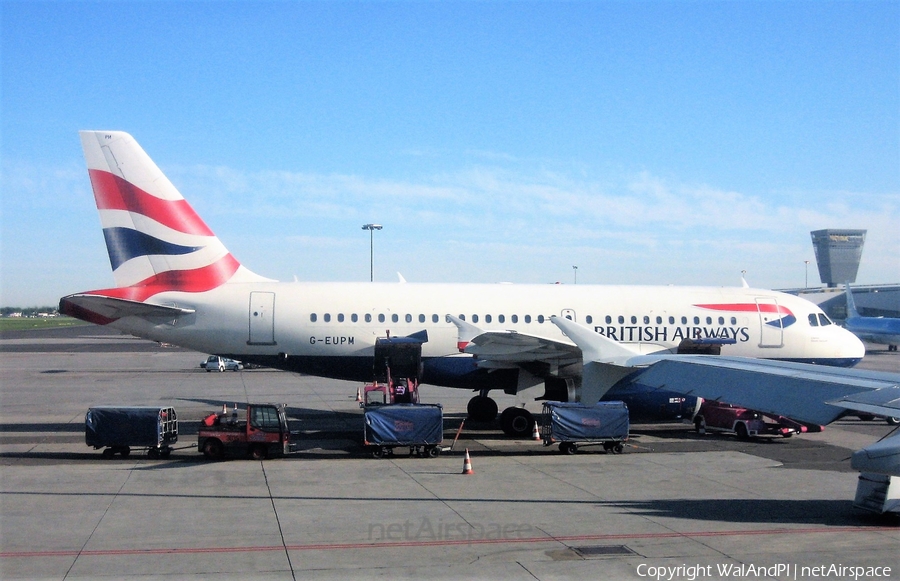 British Airways Airbus A319-131 (G-EUPM) | Photo 443275